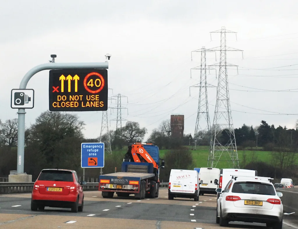 smart motorway with all lane running blog