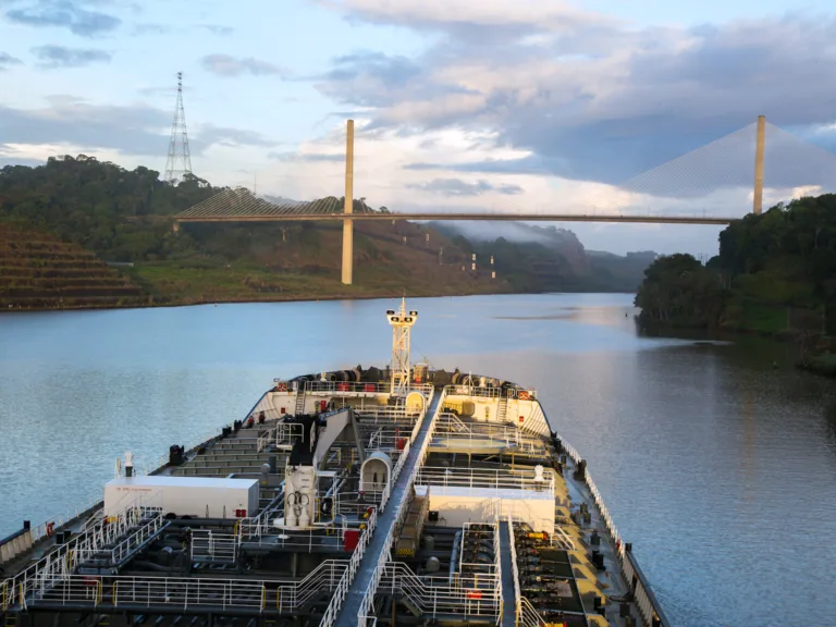 panama canal ship shipping supply chain container