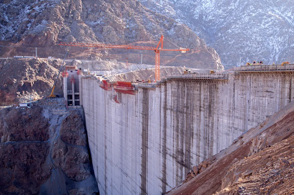 dam under construction infrastructure blog