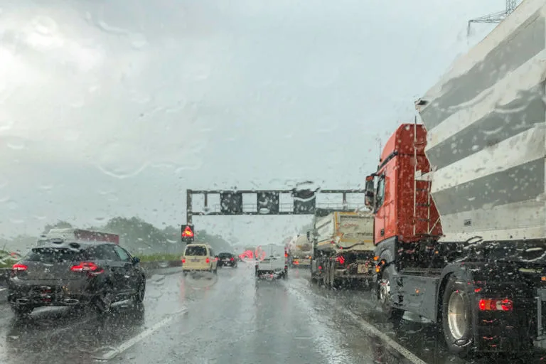 truck lorry rain weather car blog