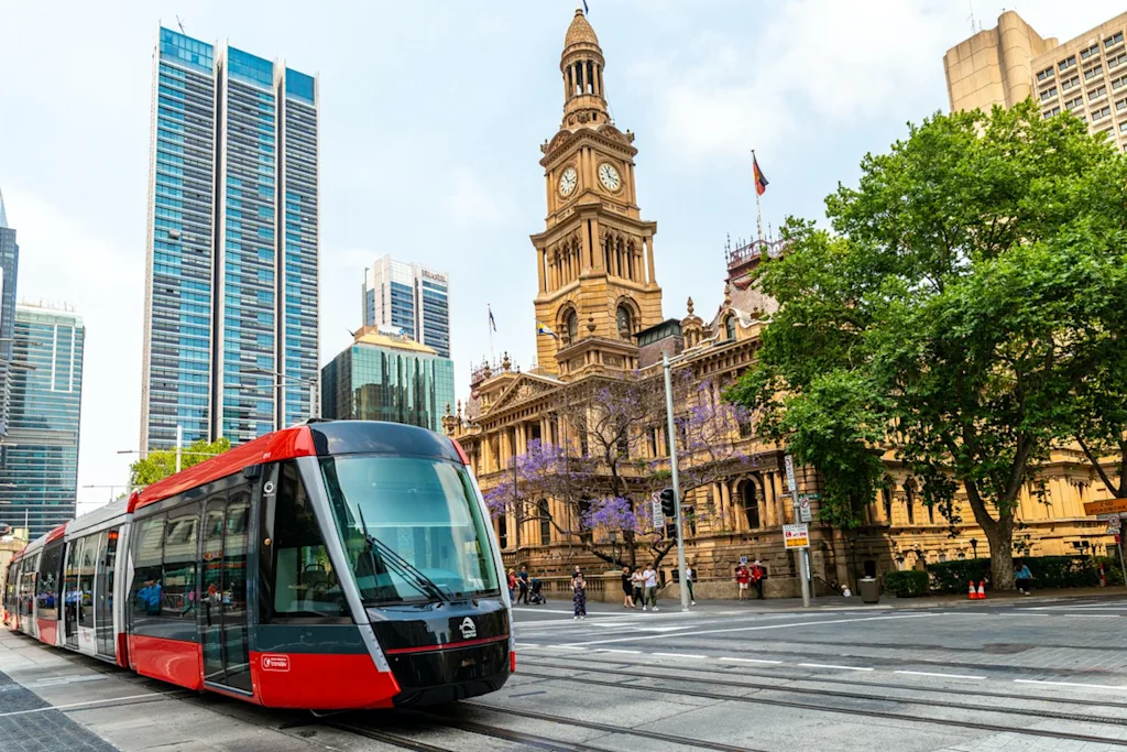 light rail train transit sydney australia blog