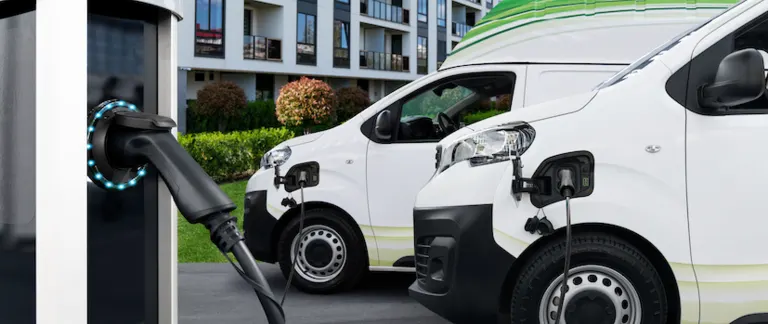 etruck electric truck ev delivery charging station