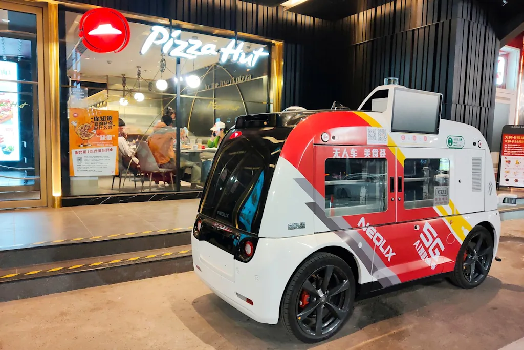 huli china self driving food truck delivery van blog