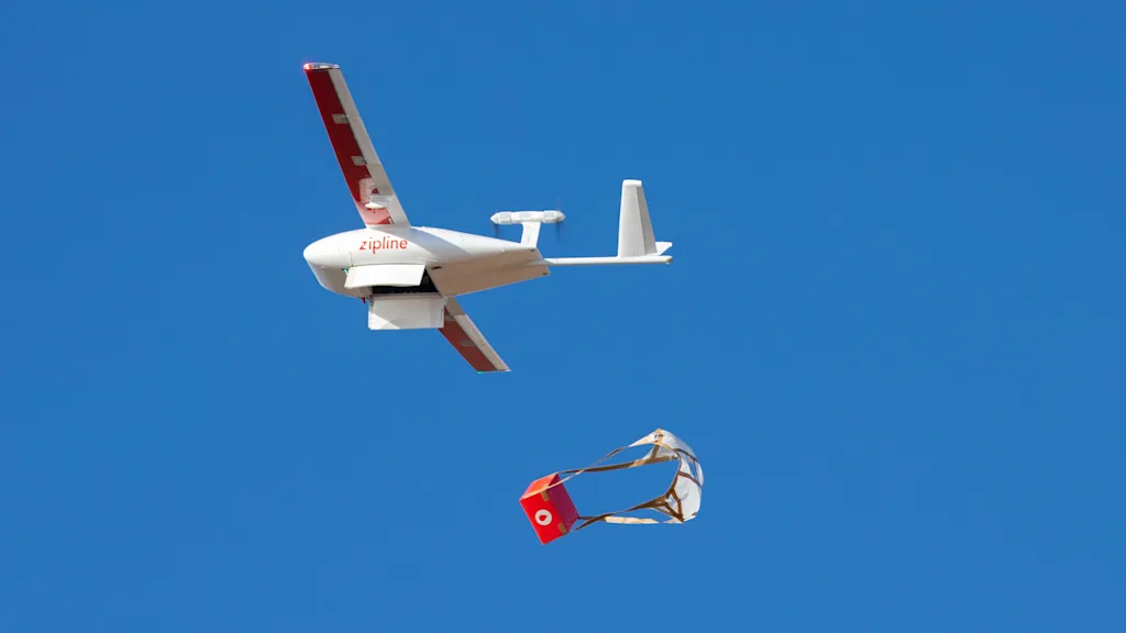zipline medical drone sky blog