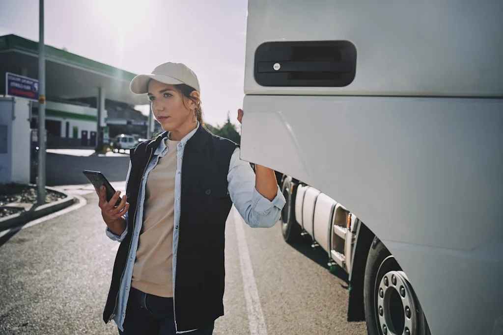 earth day fleet transportation logistics smartphone truck blog