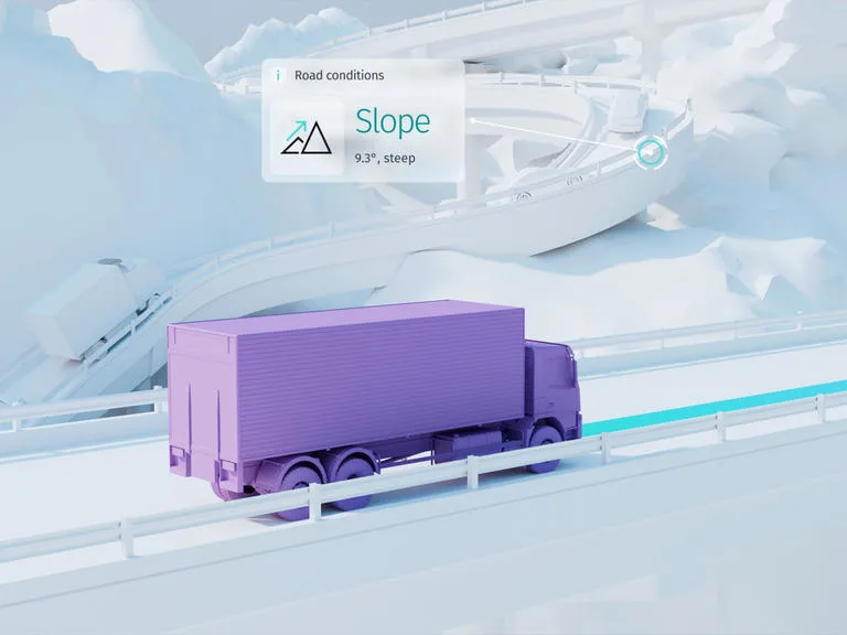 truck route optimization slope transportation logistics fleet management