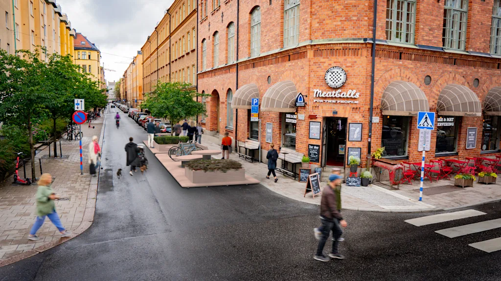 one minute city sweden urban city planning street blog