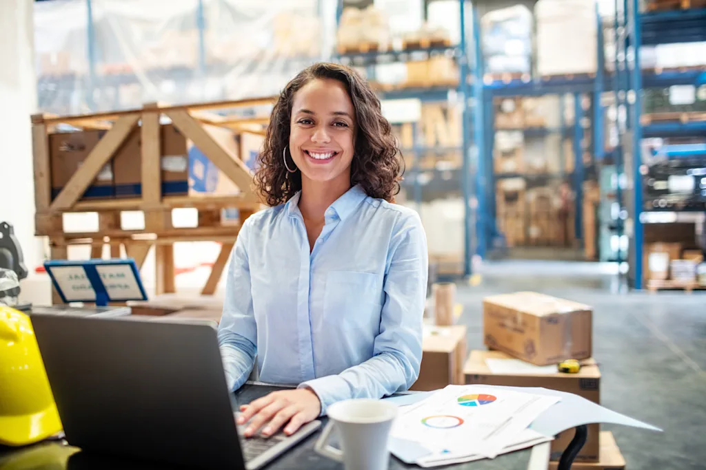 woman warehouse logistics blog