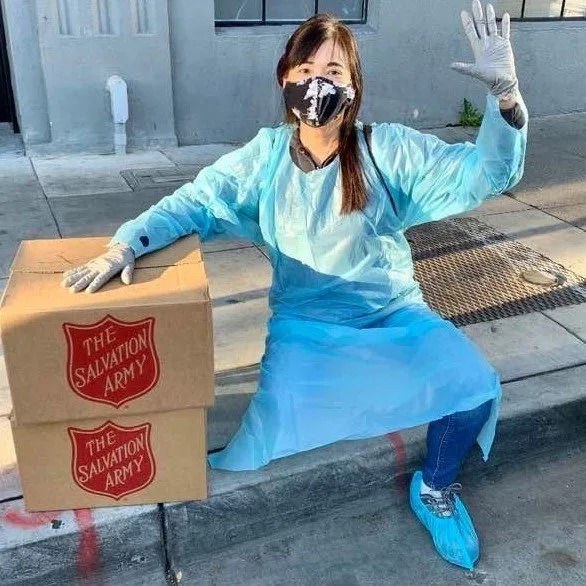 salvation army here wego deliver boxes blog