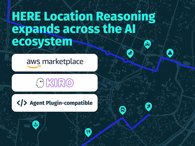 HERE360 | Thanks to HERE Location Reasoning, your AI knows where it is | Graphic