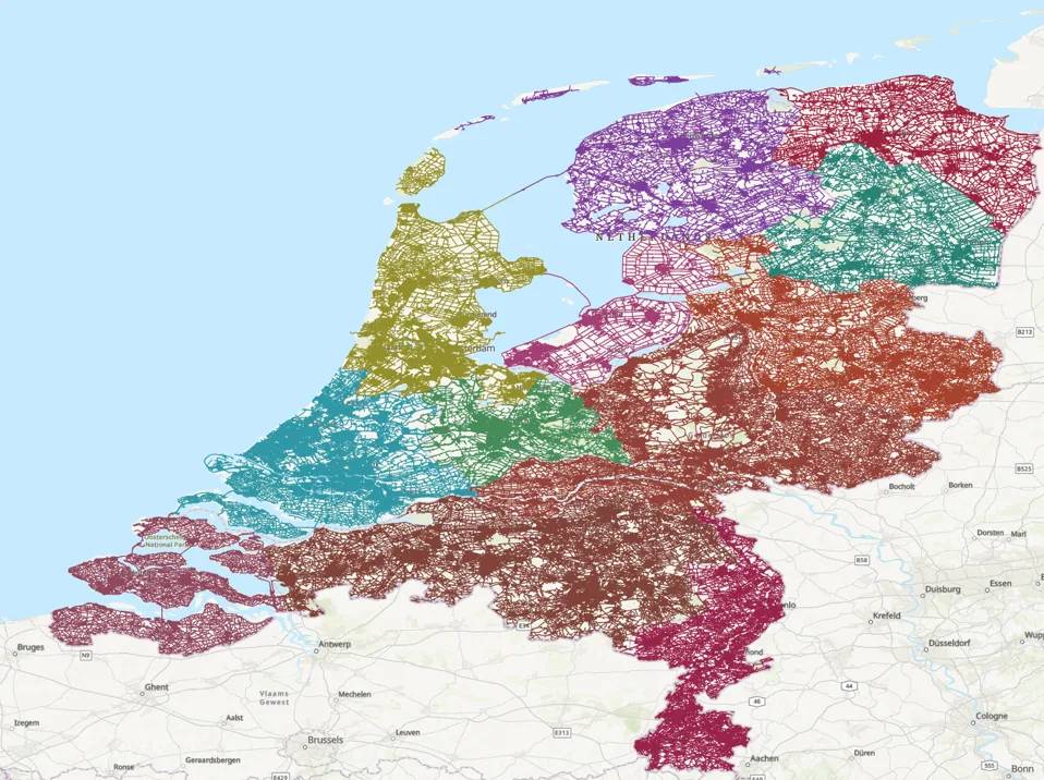Netherlands request example. All Admin Level 2 aggregated.