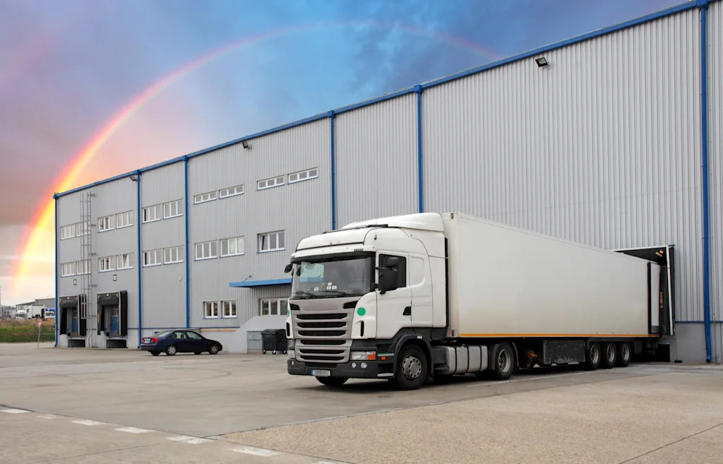 semi truck lorry warehouse blog