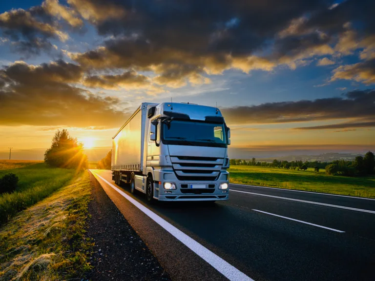 truck sunrise sunset highway fleet management