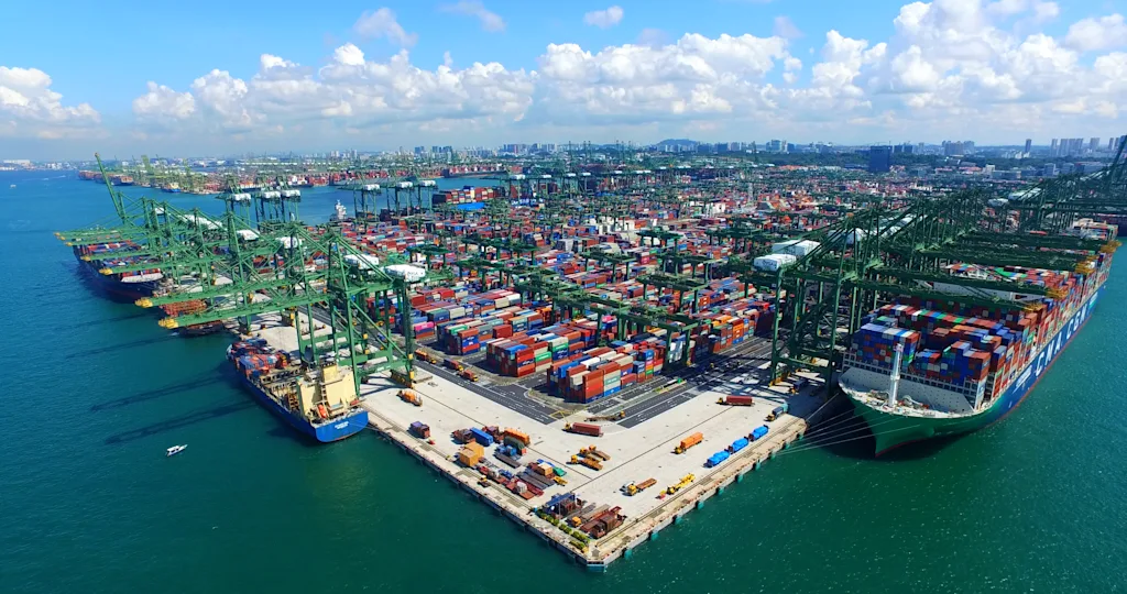 PSA Pasir Panjang Terminal Aerial