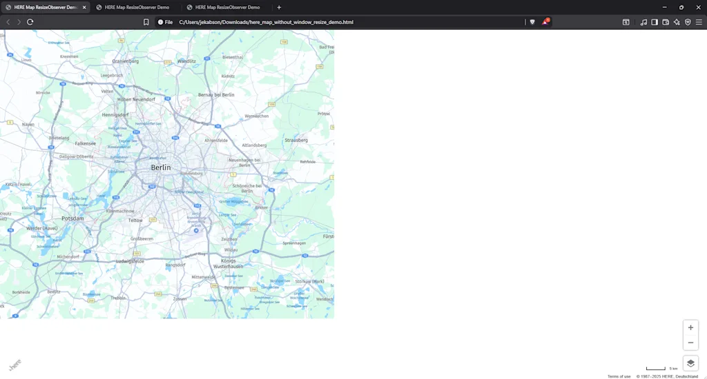 unwanted whitespace appearing where the container has grown or shrunk