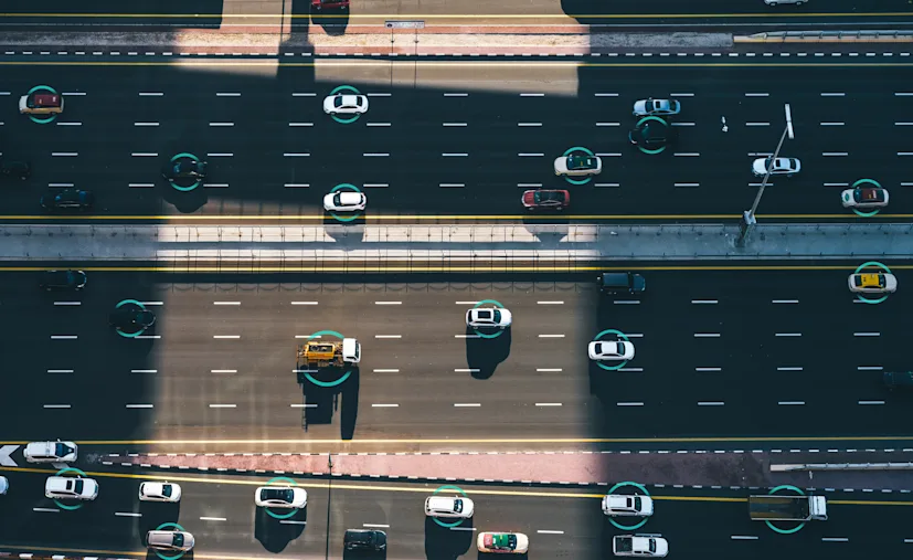 Agentic AI Connected Driving Bird's Eye Traffic