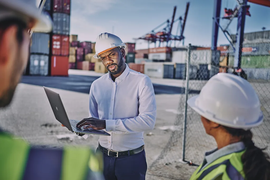 supply chain port manager laptop blog