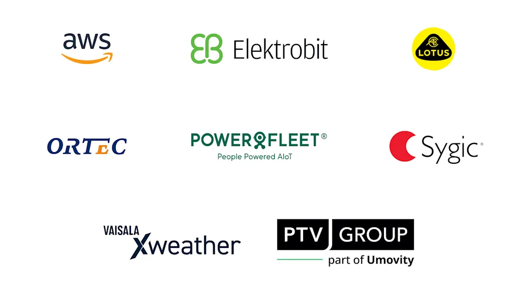 HERE Directions 2024 sponsors logos