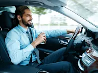 Qualcomm Driver Connected Driving Man