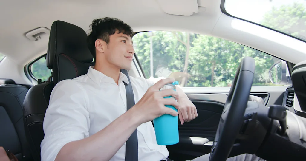 self driving autonomous vehicle car man blog