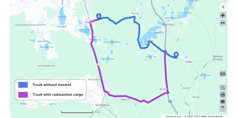 5 Real-World Truck Routing Challenges Solved with HERE Routing API v8