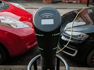 electric ev charge charging point station street evs