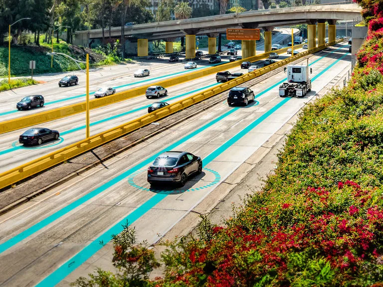 connected driving routing highway motorway traffic overlay