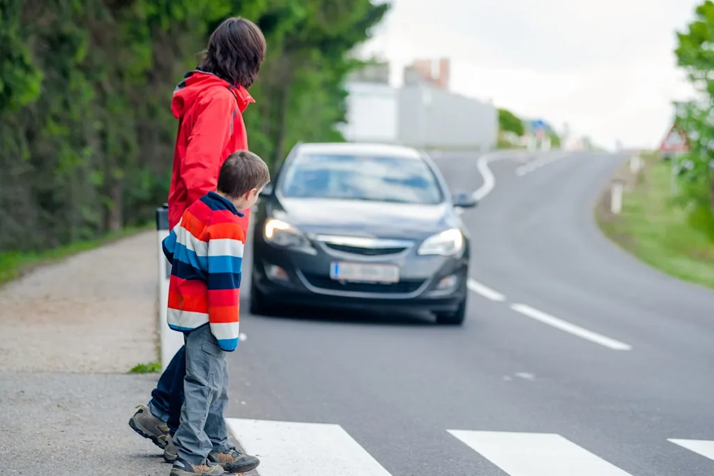 pedestrian connected driving blog
