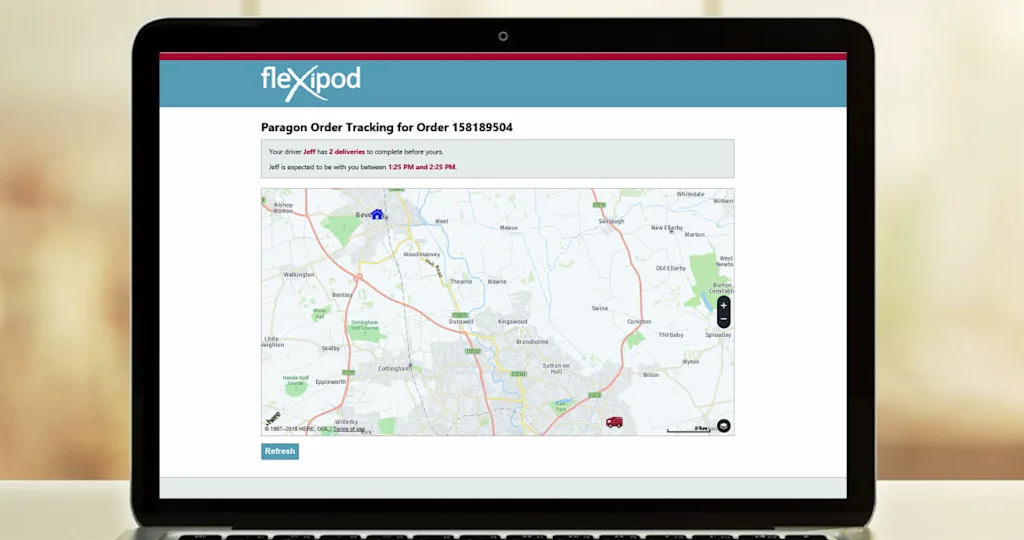 linkedin in stream wide track my driver screenshot on laptop blog