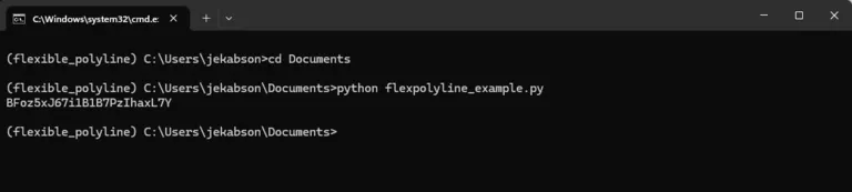 running flexpoly example