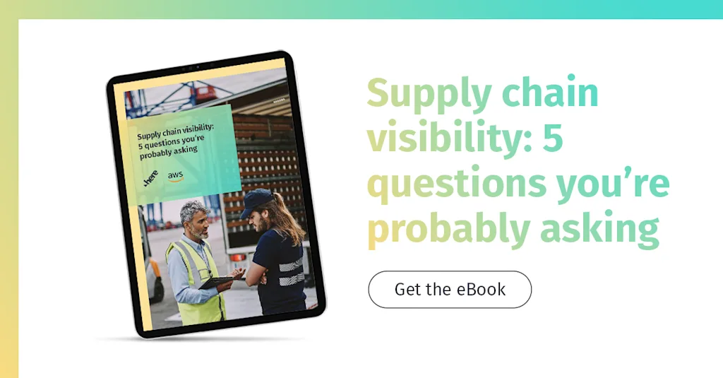 Image / en / Supply Chain - Five Questions You're Probably Asking - Ebook - HERE Technologies metadata image