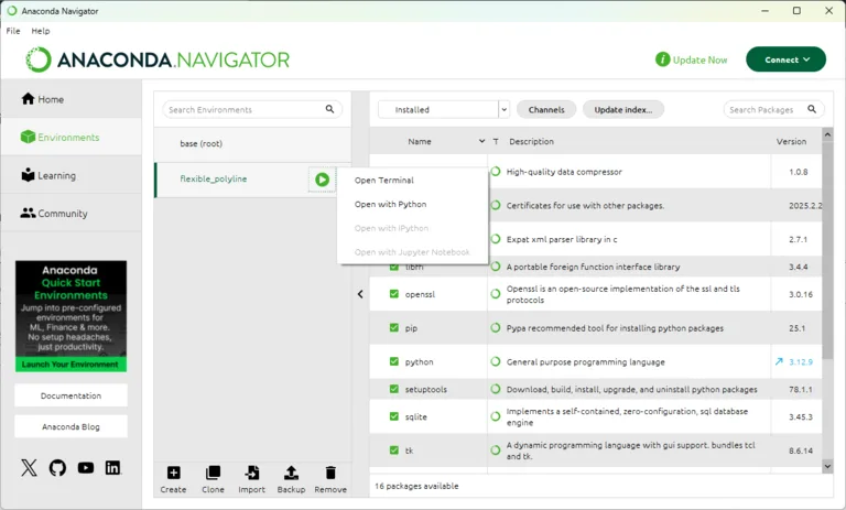 anaconda env 0