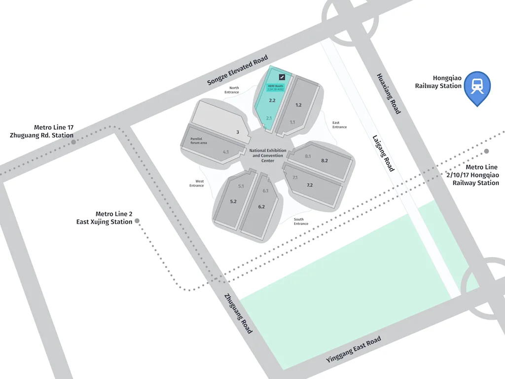 shanghai necc booth map