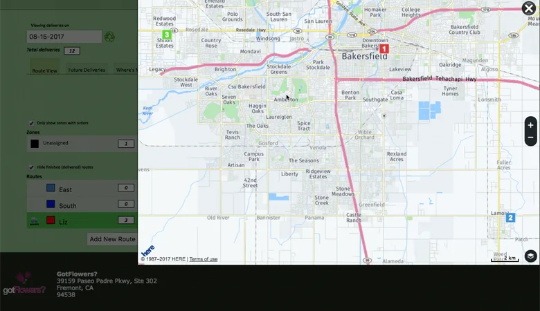 gotflowersroute stops blog