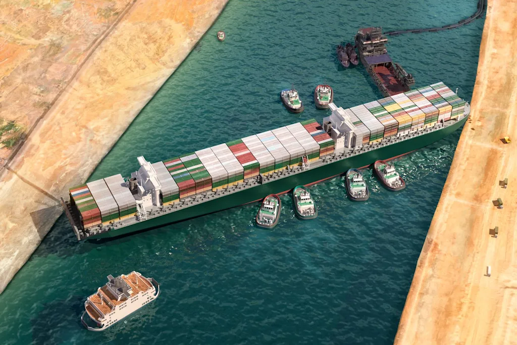 ever given container sea ship suez canal egypt blog