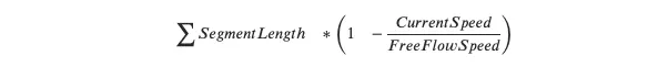 traffic congestion formula blog
