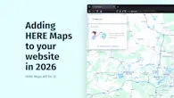 Adding HERE Maps to Your WebSite in 2026 Media img