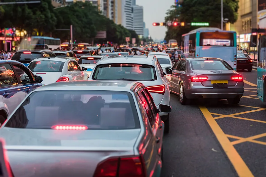 traffic car cars automotive gridlock blog