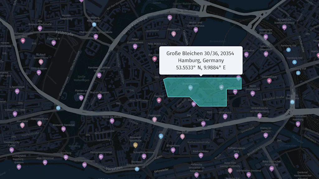 geocoding and search HERE