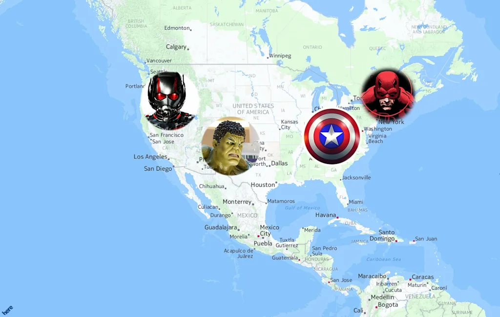 Marvel Region Map Mapping the Marvel Comics universe