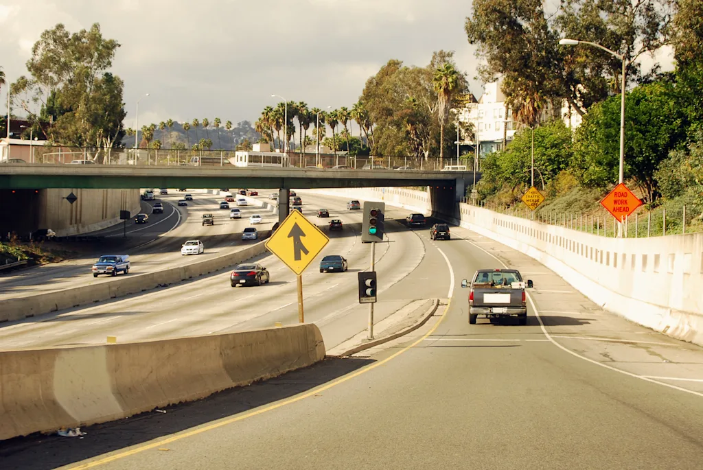 car highway motorway exit blog