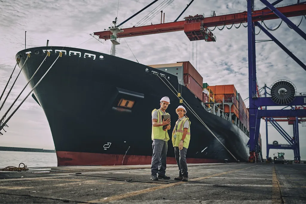shipping container dockyard port ship blog