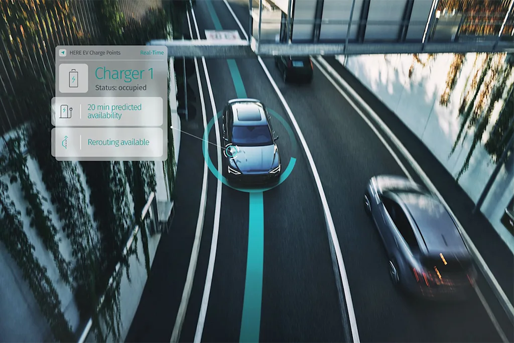 HERE announces "EV Range Factors" to improve on-route range calculations