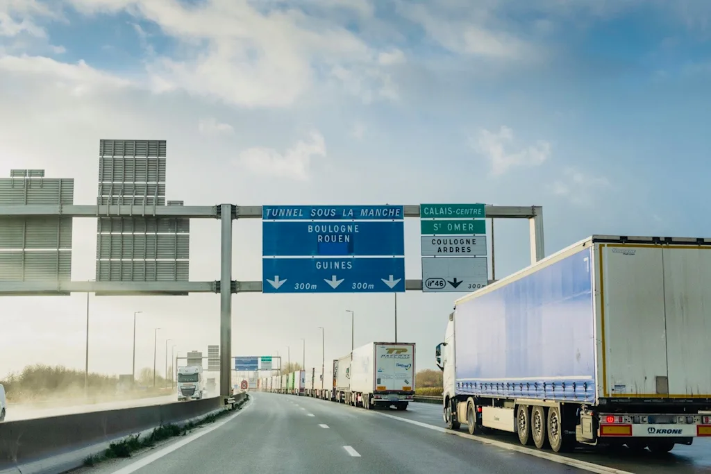 calais brexit lorry truck border semi blog