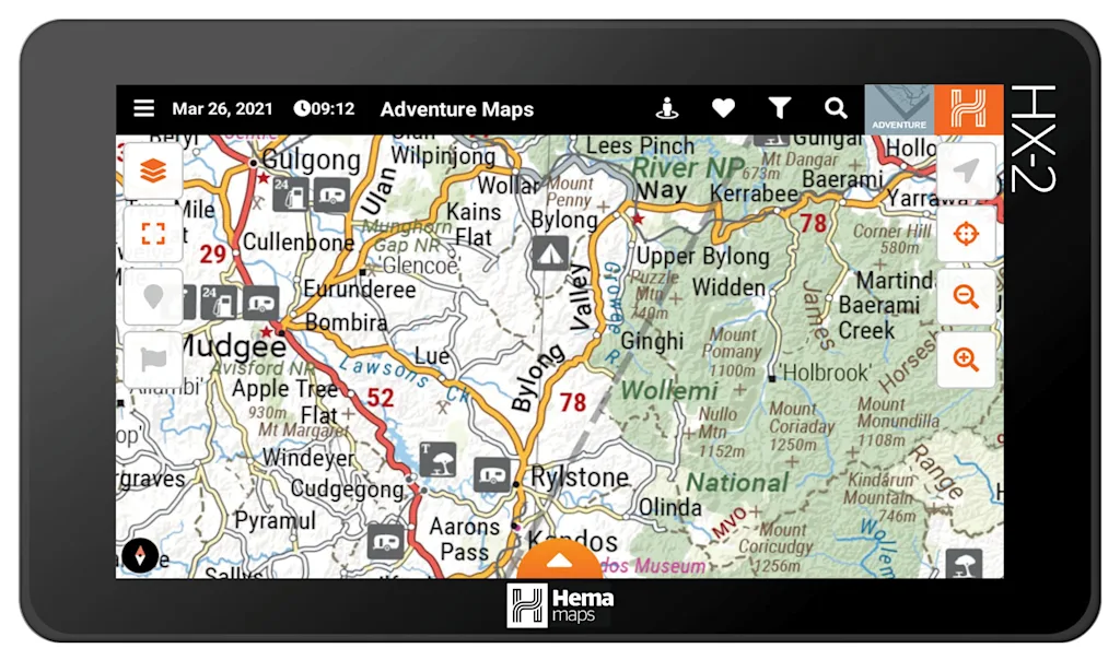hema maps interface screen map australia dashboard blog