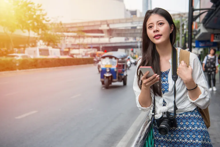 thailand woman traffic ev