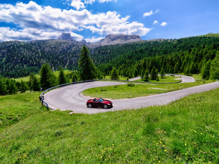 car vehicle landscape mountain road