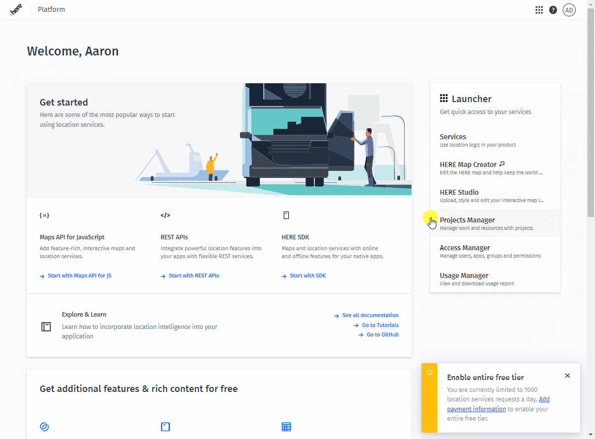add to project blog