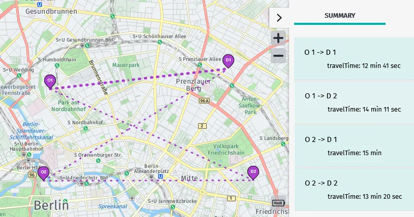 here matrix routing api now supports motorcycle mode blog