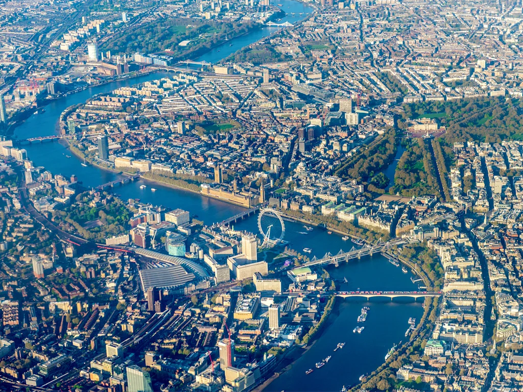 river thames aerial view blog